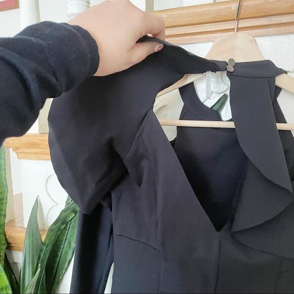 Free People Sweet Talk Mini Dress Black ruffle S - Picture 10 of 10